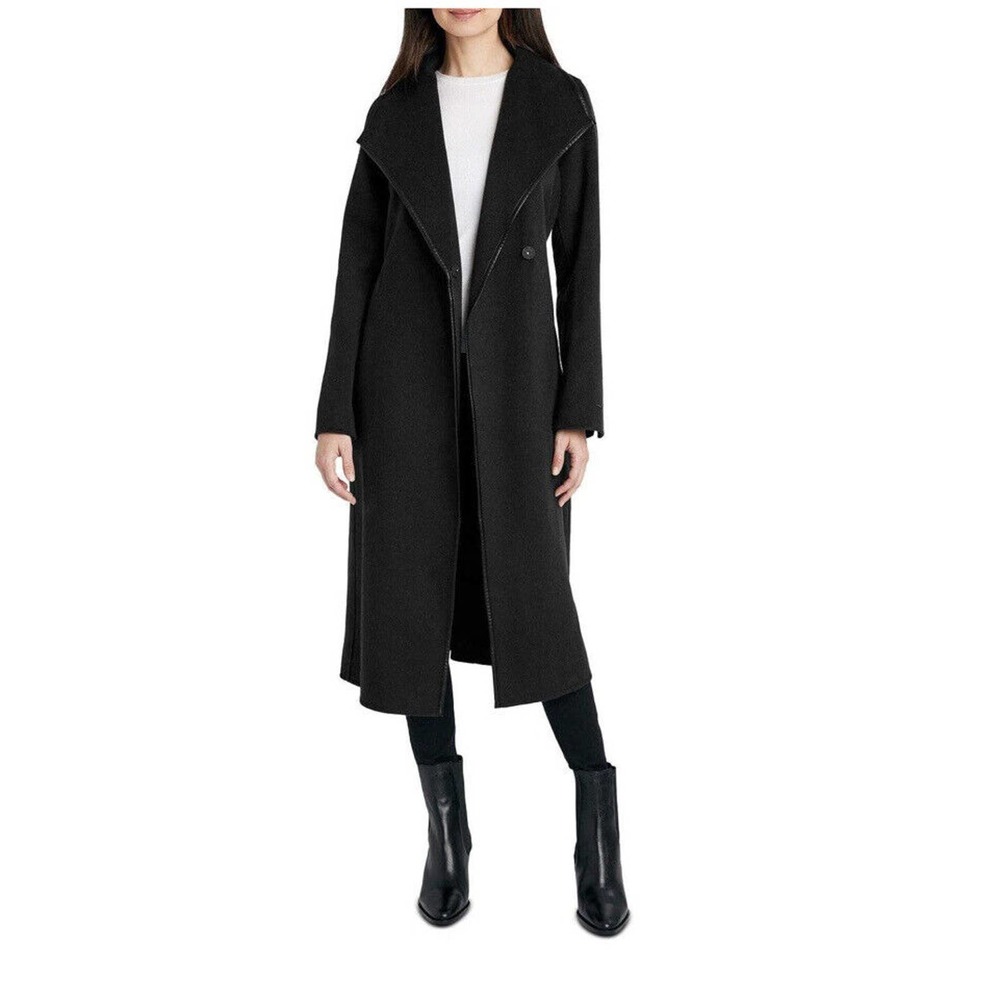 Tahari Wool-Blend Trench Coat Women's